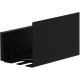 Полка Aquanet Магнум 20x12 черная матовая