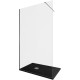 Душевая перегородка Allen Brau Infinity 1 160 3.21031.BA серебро браш