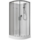 Душевая кабина Aquanet Passion EVO R Black 80x80