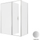 Душевой уголок Allen Brau Priority 160x90 3.31038.BA + 3.31044.BA серебро браш
