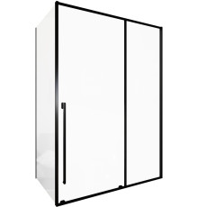 Душевой уголок Allen Brau Fantasy 150x80 3.11009.31 + 3.11012.31 черный матовый