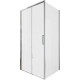 Душевой уголок Aquanet Pleasure Evo 100x100 AE65-100x100-CT профиль хром, прозрачное стекло