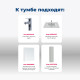 Тумба под раковину Aquanet Алвита New 70 2 ящика, белый матовый