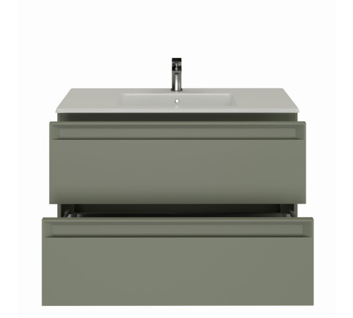 Тумба под раковину Allen Brau Eclipse 100 1.E1003.CGM 2.0 олива матовый