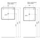Зеркало Aquanet Ирис 90 с подсветкой LED