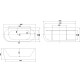 Акриловая ванна Aquanet Family Elegant B 180x80 3806-N-GW