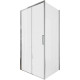 Душевой уголок Aquanet Pleasure Evo 100x100 AE65-100x100-CT профиль хром, прозрачное стекло
