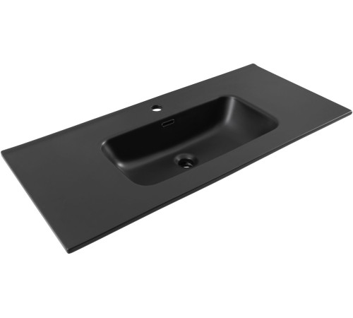 Раковина Aquanet Flat 100 черная матовая