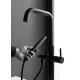 Смеситель для ванны Allen Brau Priority 5.31008-31 (с внутренней частью) черный матовый