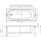 Акриловая ванна Aquanet Light 170x70