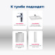 Тумба под раковину Aquanet София 80 белый глянец (2 ящика)