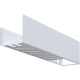 Полка Aquanet Магнум 50x12 белая матовая, с крючками