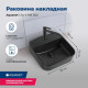 Раковина накладная Aquanet City-2-MB 38,5 черный матовый