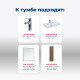 Тумба под раковину Aquanet Nova Lite 75 дуб рустикальный (2 дверцы)