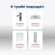Тумба под раковину Aquanet Алвита New 70 1 ящик, 2 дверцы, серый