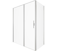 Душевой уголок Allen Brau Priority 160x80 3.31038.BA + 3.31041.BA серебро браш