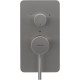 Смеситель для ванны Allen Brau Priority 5.31A11-BN (с внутренней частью, 3 выхода) никель