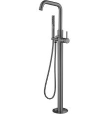 Смеситель для ванны Allen Brau Priority 5.31008-MG (с внутренней частью) графит браш