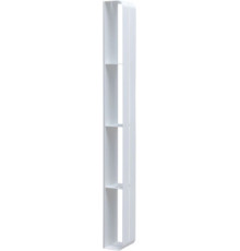 Полка Aquanet Магнум 15x130 белая матовая, вертикальная