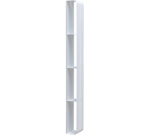 Полка Aquanet Магнум 15x130 белая матовая, вертикальная