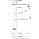 Смеситель для раковины Aquanet Static AF330-11C