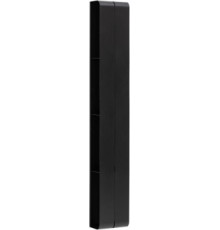 Полка Aquanet Магнум 20x130 черная матовая, вертикальная