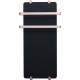 Полотенцесушитель электрический Allen Brau Infinity 140x44 с рейлингом 2.0 и креплением, медь браш