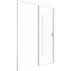 Душевой уголок Allen Brau Priority 140x80 3.31011.BA + 3.31014.BA серебро браш