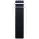 Полотенцесушитель электрический Allen Brau Infinity 180x44 с рейлингом 2.0 и креплением, серебро браш