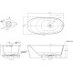 Ванна из искусственного камня Allen Brau Solid Stone Krion Neo 170x80 2.35001.21