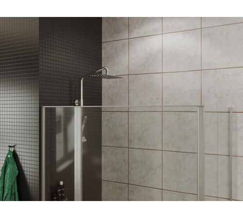 Душевой уголок Allen Brau Priority 90x80 3.31001.00 + 3.31013.00 хром