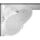 Карниз для ванны Aquanet Bellona полукруглый 165х165