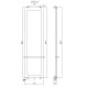 Полотенцесушитель электрический Allen Brau Infinity 160x44 с рейлингом и креплением, серебро браш