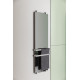 Полотенцесушитель электрический Allen Brau Infinity 100x44 с рейлингом и креплением, серебро браш