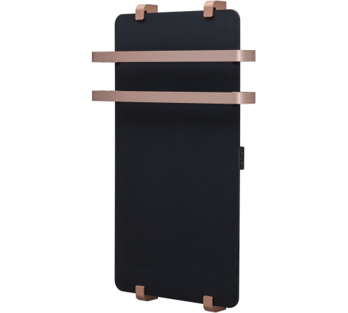 Полотенцесушитель электрический Allen Brau Infinity 80x44 с рейлингом 2.0 и креплением, медь браш