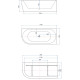 Акриловая ванна Aquanet Family Elegant B 180x80 3806-N-MW-MB