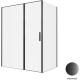 Душевой уголок Allen Brau Priority 160x100 3.31039.BBA + 3.31048.BBA черный браш