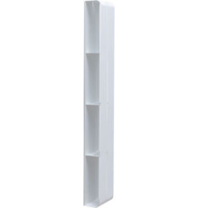 Полка Aquanet Магнум 20x130 белая матовая, вертикальная