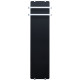 Полотенцесушитель электрический Allen Brau Infinity 140x44 с рейлингом 2.0 и креплением, серебро браш