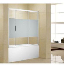 Шторка на ванну Aquanet Practic AE10-B-180H150U-CP, прозрачное стекло