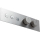 Смеситель для душа Allen Brau Liberty 5.33003-BN (с внутренней частью, 3 выхода) никель браш