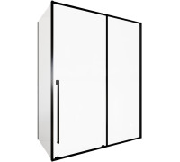 Душевой уголок Allen Brau Fantasy 160x90 3.11010.31 + 3.11013.31 черный матовый