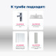 Тумба под раковину Aquanet Алвита New 90 2 ящика, белый матовый
