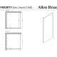 Боковая стенка Allen Brau Priority 100 3.31048.BBA черный браш