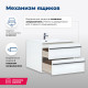 Тумба под раковину Aquanet Lino 90 белый матовый