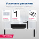 Раковина накладная Aquanet Soul-1-MB 40 черный