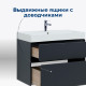 Тумба под раковину Aquanet Бруклин 60 антрацит матовый