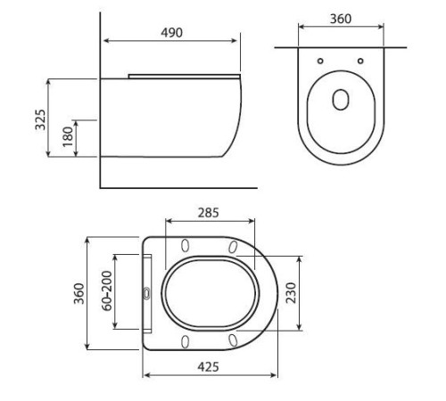 Крышка-сиденье для унитаза Allen Brau Fantasy Soft-Close 4.11005.BD бордо