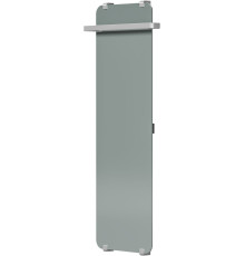 Полотенцесушитель электрический Allen Brau Infinity 140x44 с рейлингом 2.0 и креплением, серебро браш