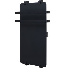 Полотенцесушитель электрический Allen Brau Infinity 120x44 с рейлингом 2.0 и креплением, черный матовый